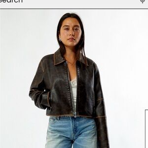 West of Melrose Women's Brown Leather Jacket